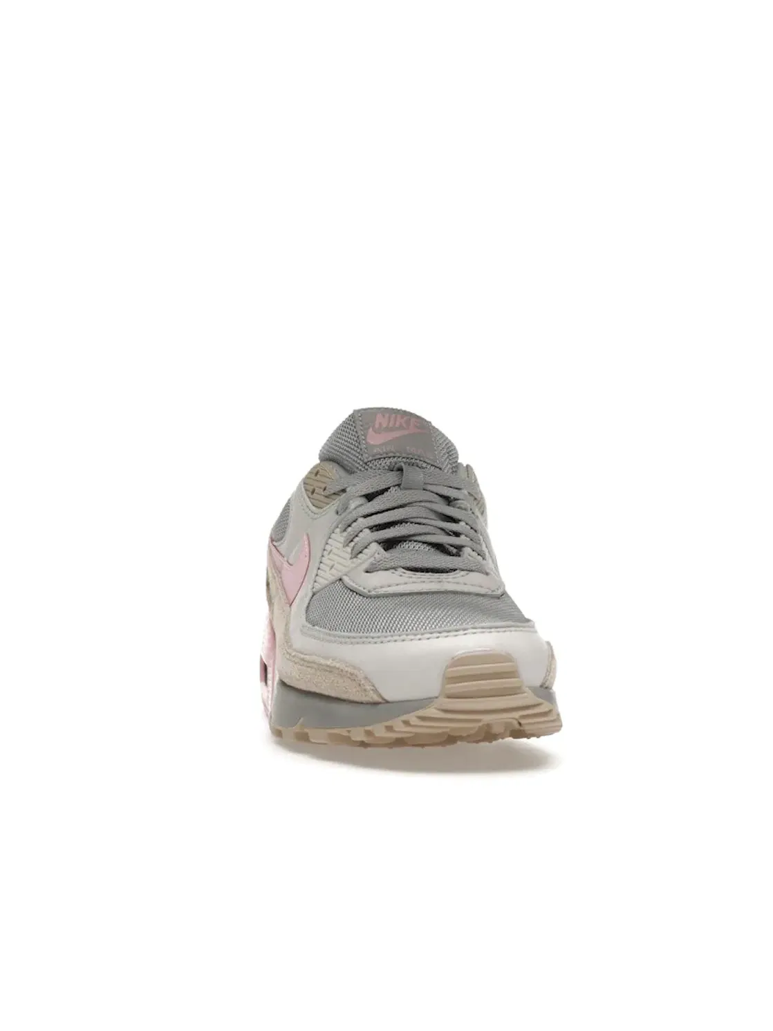 Мужские кроссовки с сетчатым верхом Nike Air Max 90 — изображение 2 из 4, серый/розовый-серый
