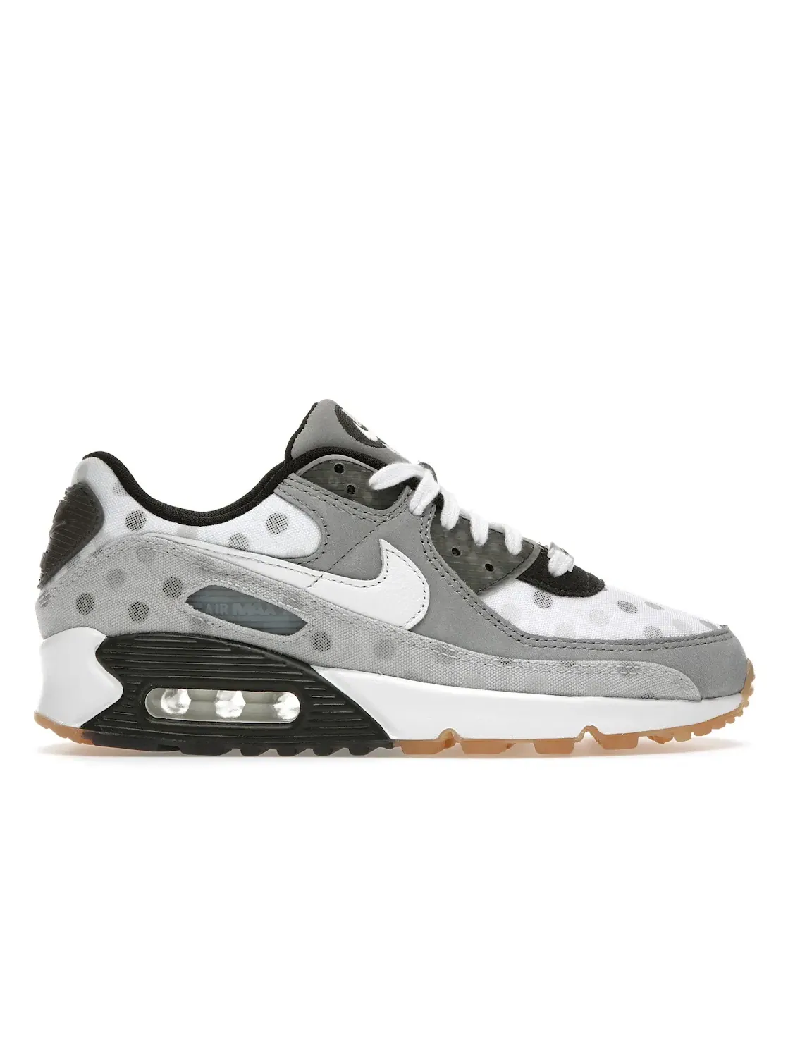 Мужские кроссовки с принтом Nike Air Max 90 Nike — изображение 1 из 4, белый/белый-серый-черный