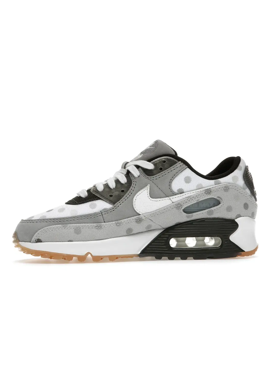 Мужские кроссовки с принтом Nike Air Max 90 Nike — изображение 3 из 4, белый/белый-серый-черный