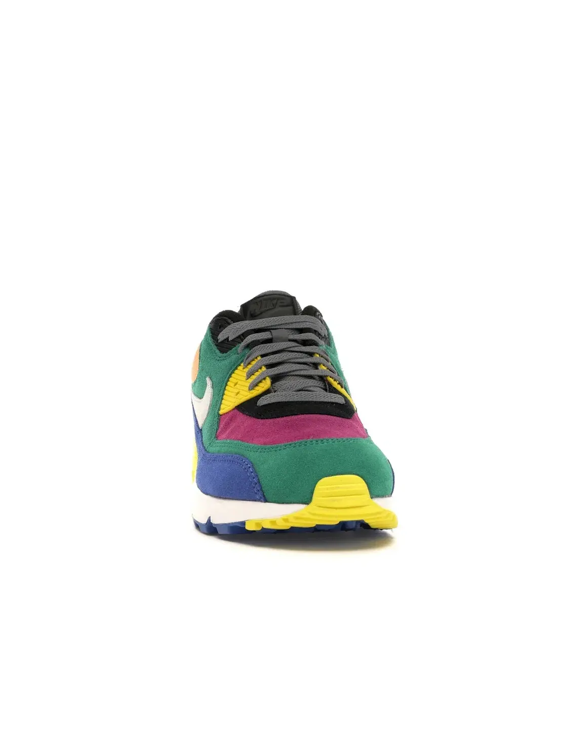 Мужские кроссовки Lifestyle с разноцветным верхом Nike Air Max 90 — изображение 2 из 4, зеленый