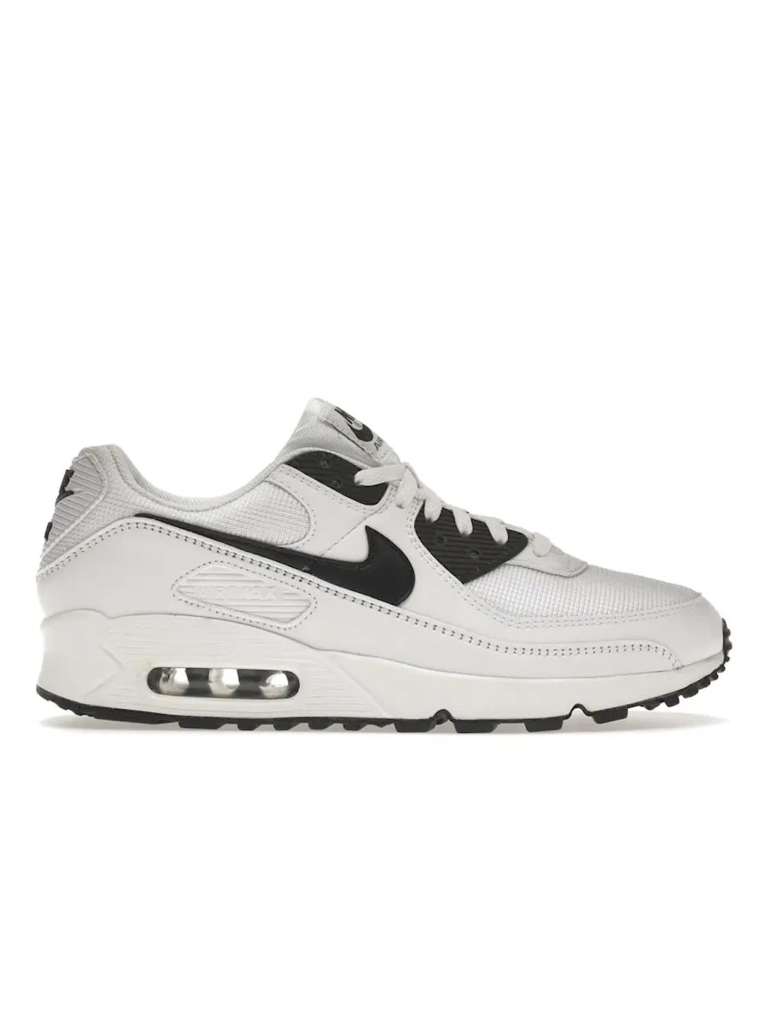 Мужские кроссовки Lifestyle с сетчатым верхом Nike Air Max 90 — изображение 1 из 4, белый/белый-черный