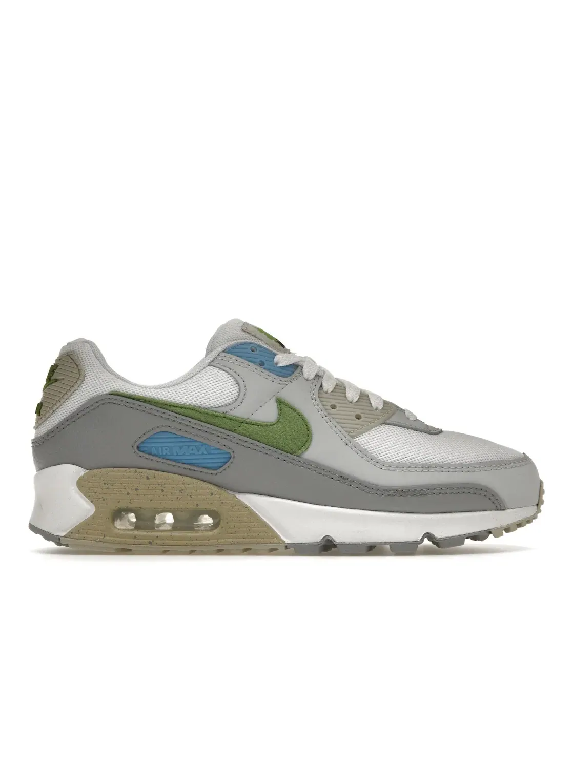 Мужские кроссовки Lifestyle Nike Air Max 90 — изображение 1 из 4, белый/-синий-серый