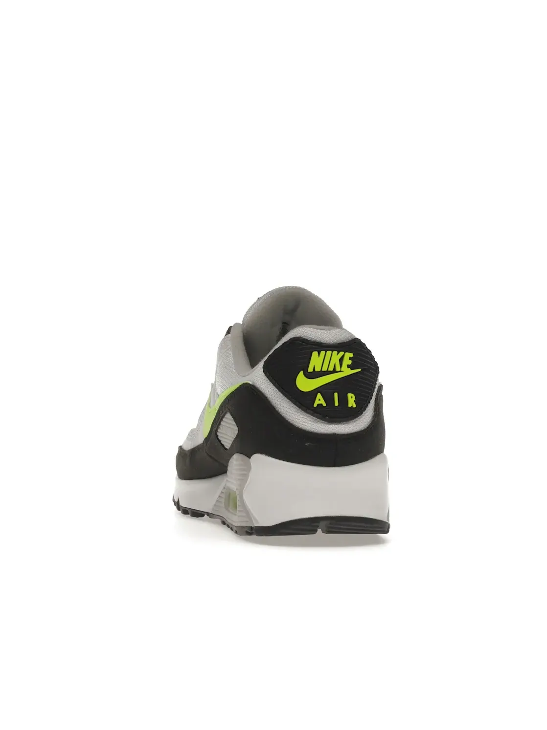 Мужские кроссовки Lifestyle с контрастными деталями Nike Air Max 90 — изображение 4 из 4, белый/-черный-серый