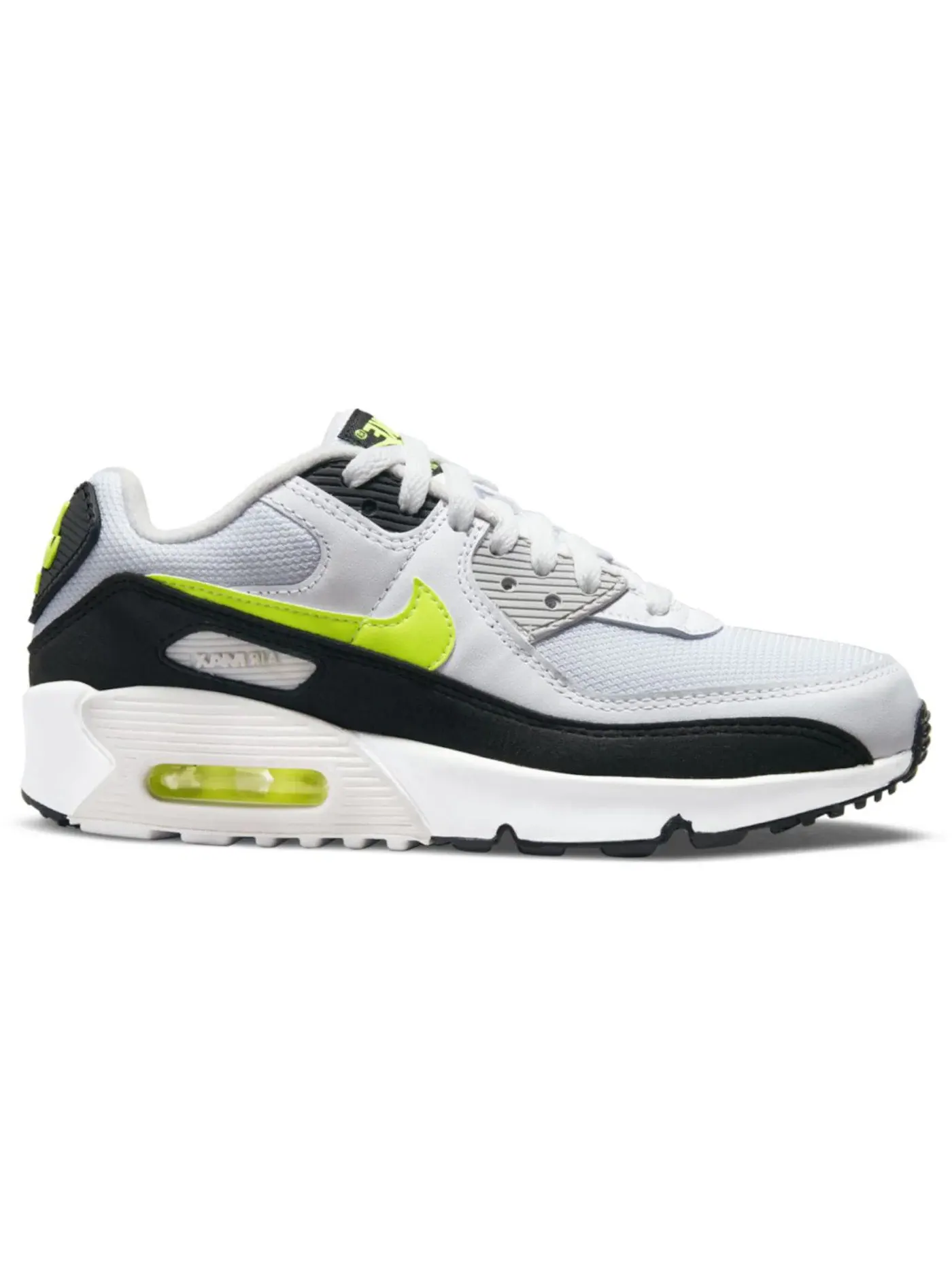 Детские кроссовки Lifestyle Nike Air Max 90 — изображение 1 из 1, белый/черный/серый