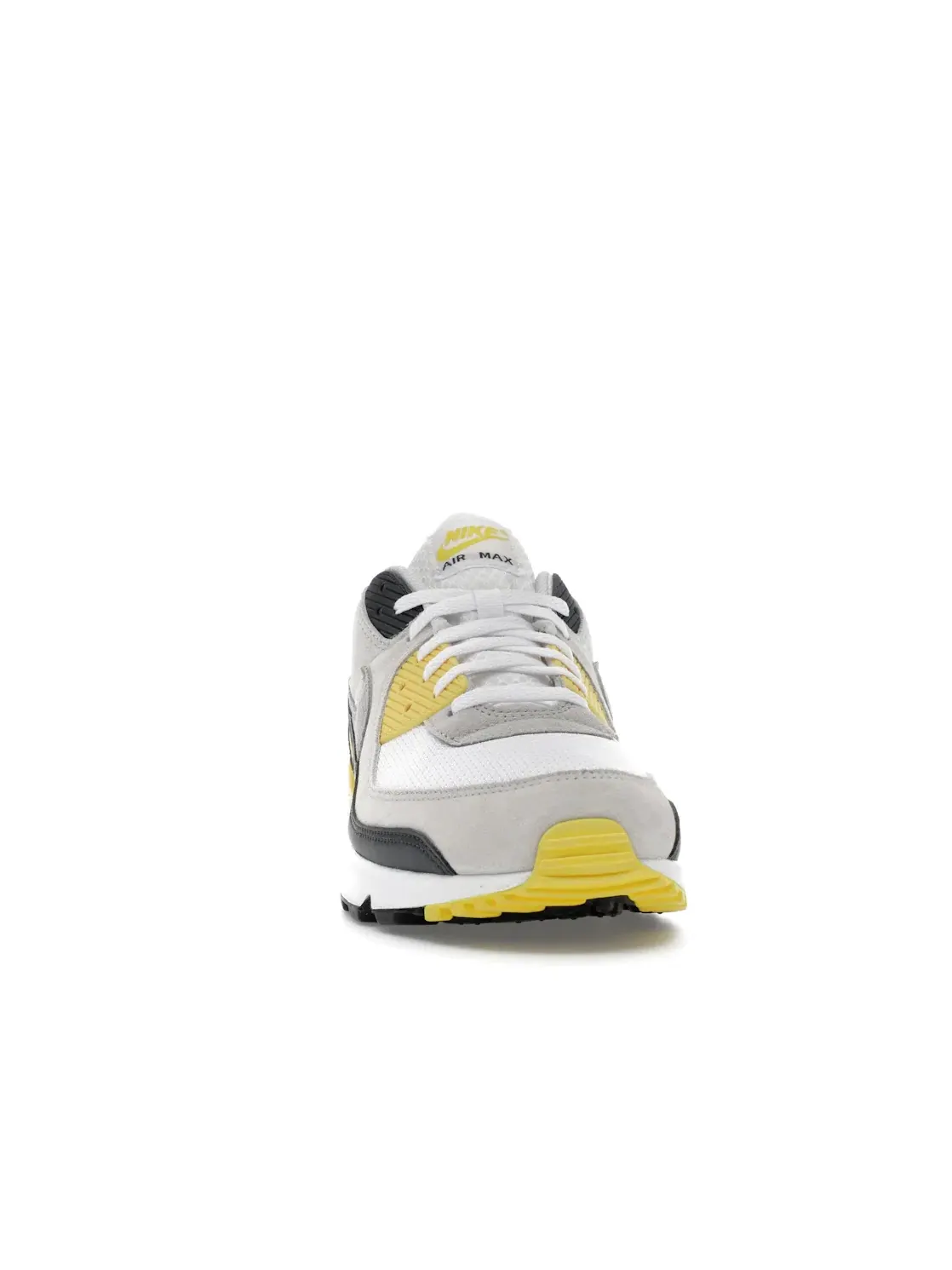 Мужские кроссовки на шнуровке Nike Air Max 90 Nike — изображение 2 из 4, белый/темный серый