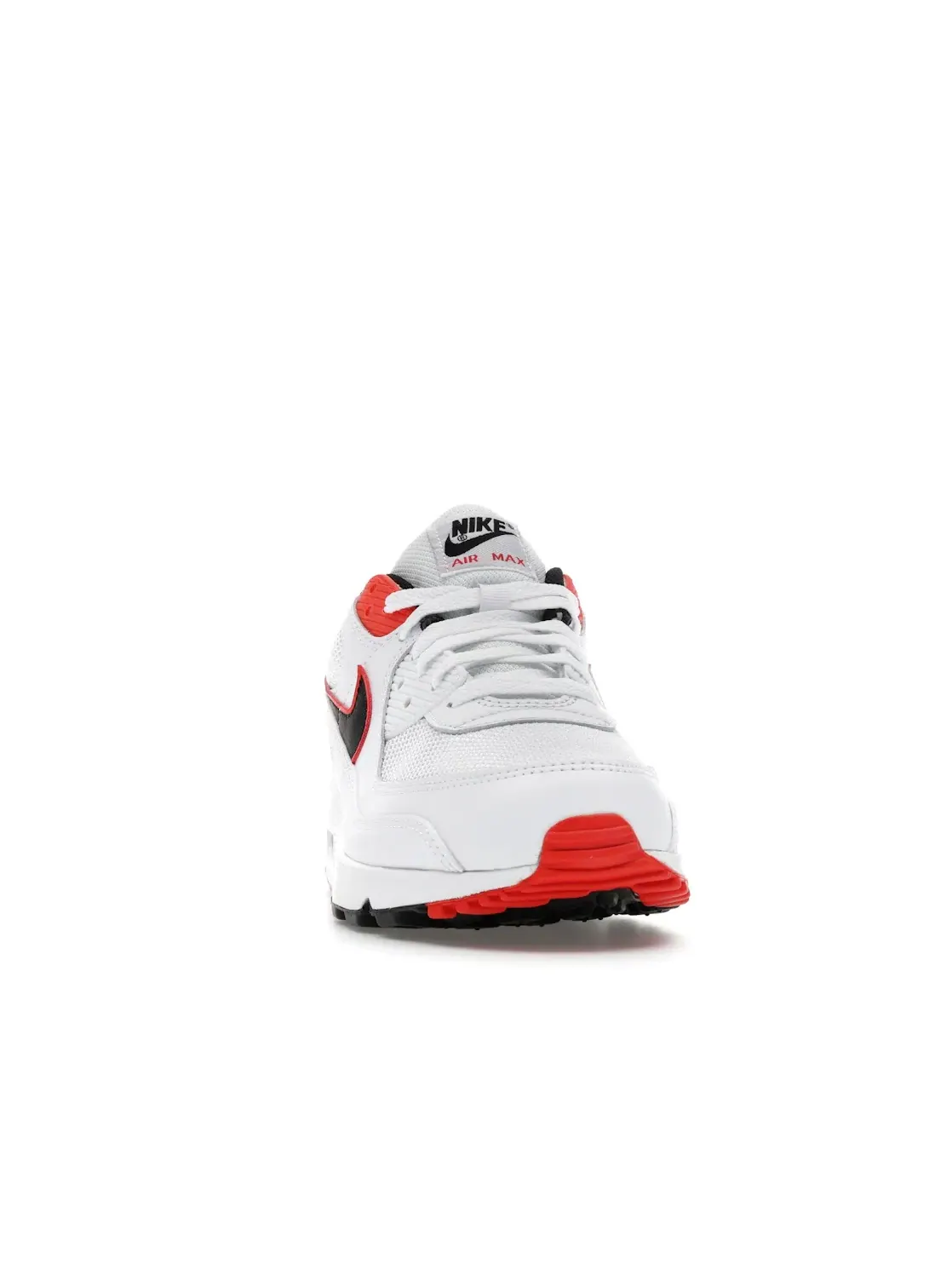 Мужские кроссовки с массивной подошвой Nike Air Max 90 — изображение 2 из 4, белый/оранжевый/черный