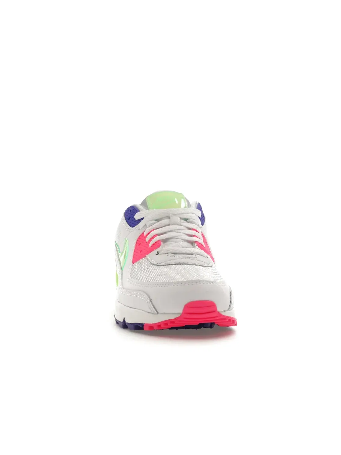 Женские кроссовки с амортизацией Nike Air Max 90 — изображение 2 из 4, белый/мульти