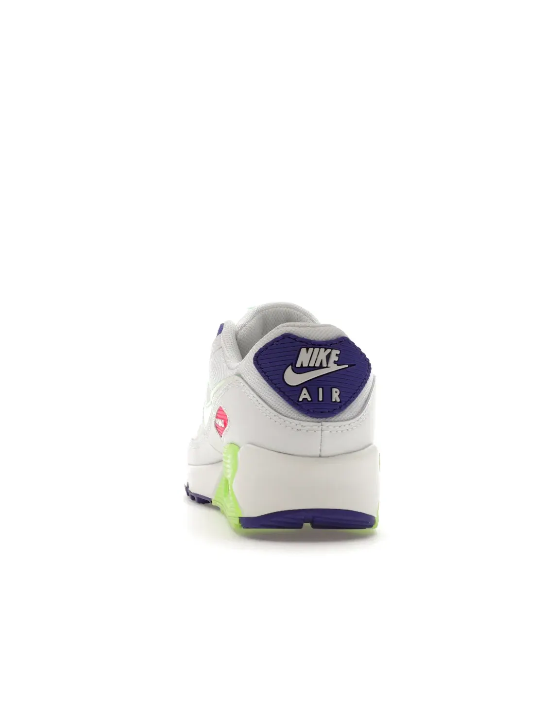 Женские кроссовки с амортизацией Nike Air Max 90 — изображение 4 из 4, белый/мульти