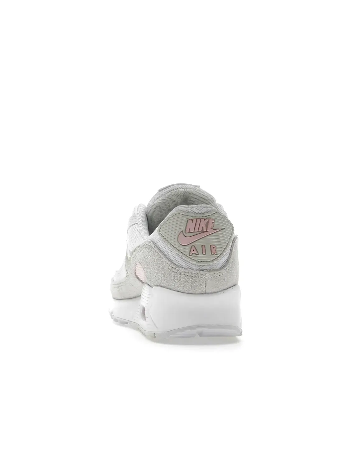 Женские кроссовки с амортизацией Nike Air Max 90 Nike — изображение 4 из 4, белый/оливковый-розовый