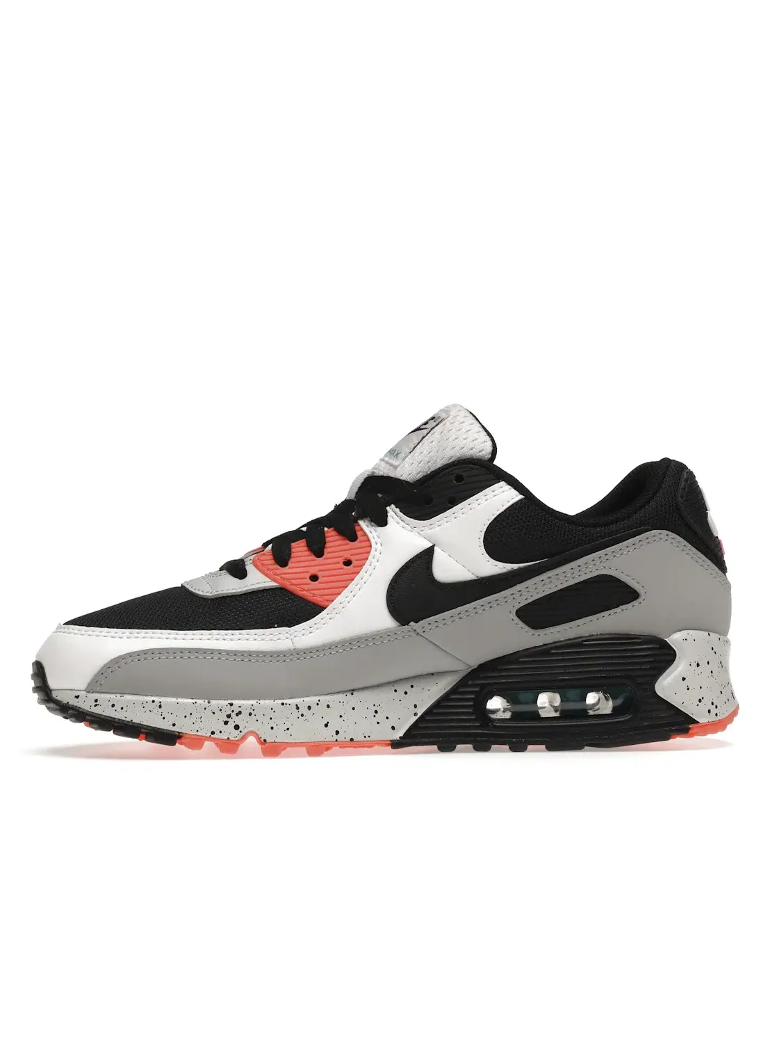 Мужские кроссовки для активного отдыха Nike Air Max 90 — изображение 3 из 4, белый/оранжевый--черный
