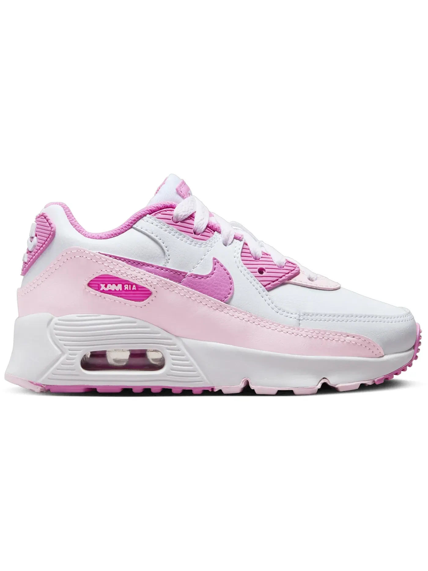 Детские кроссовки Lifestyle Nike Air Max 90 — изображение 1 из 1, белый розовый розовый