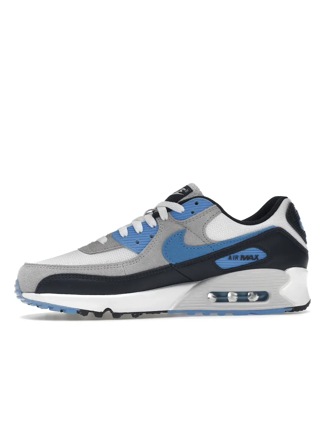 Мужские кроссовки Lifestyle Nike Air Max 90 — изображение 3 из 4, белый/синий-платиновый