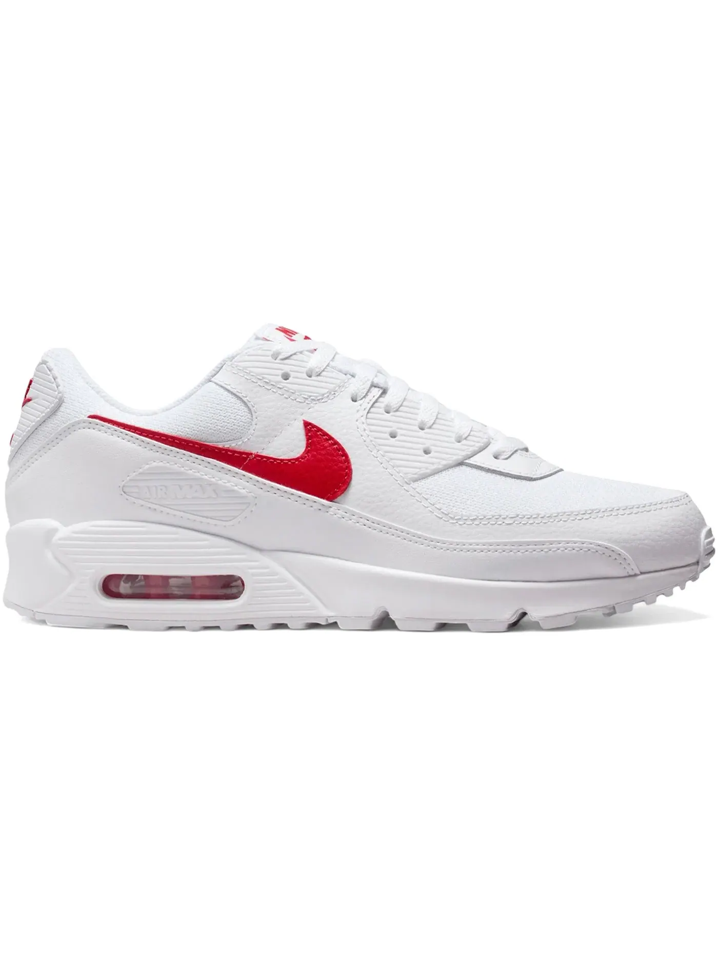 Мужские кроссовки Lifestyle Nike Air Max 90 — изображение 1 из 1, белый/белый/красный