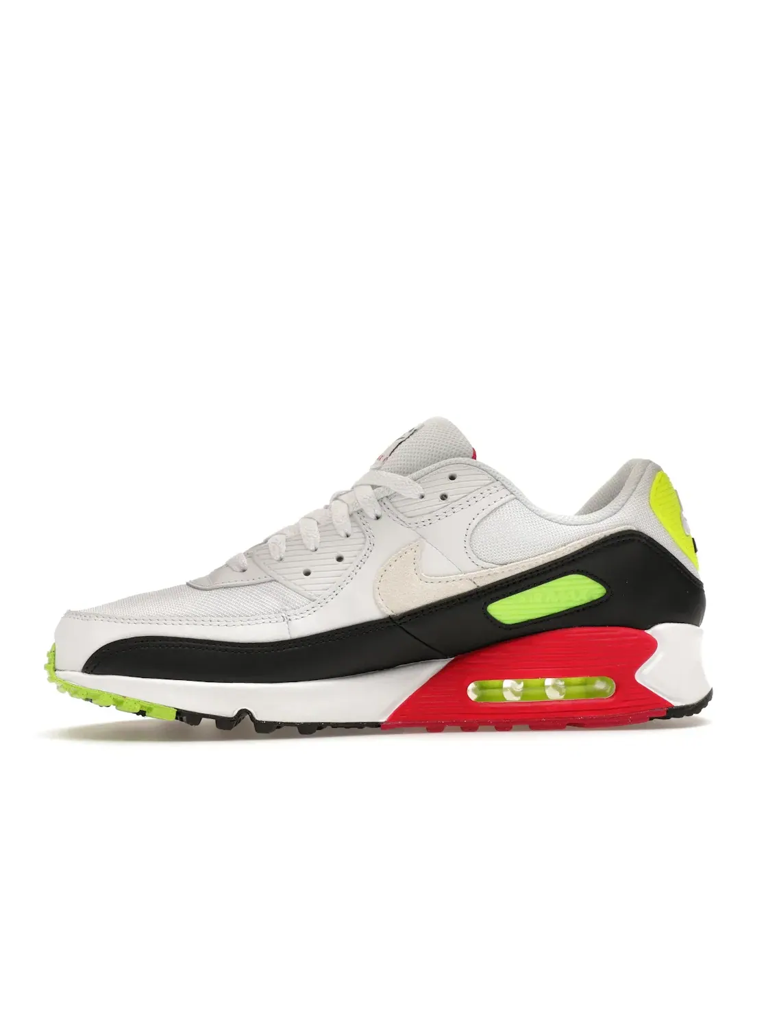Мужские кроссовки для повседневной носки Nike Air Max 90 Nike — изображение 3 из 4, белый/черный--розовый