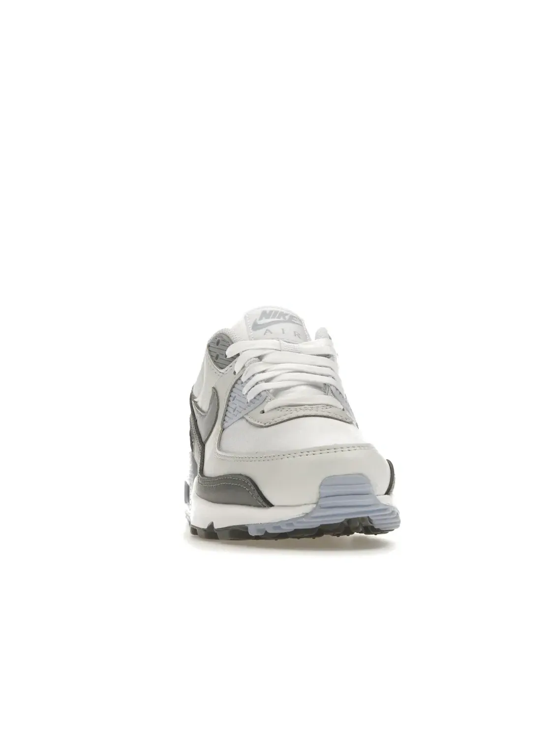 Женские кроссовки Lifestyle с контрастными акцентами Nike Air Max 90 — изображение 2 из 4, белый/серый