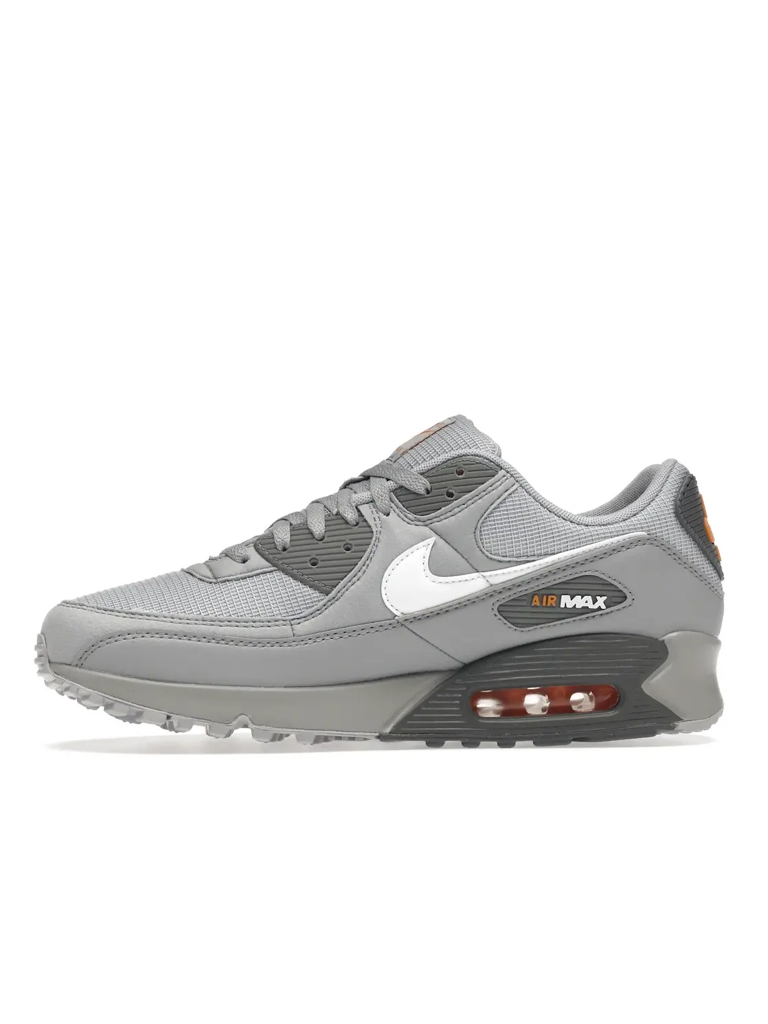 Мужские кроссовки Lifestyle Nike Air Max 90 — изображение 3 из 4, серый//серый/белый