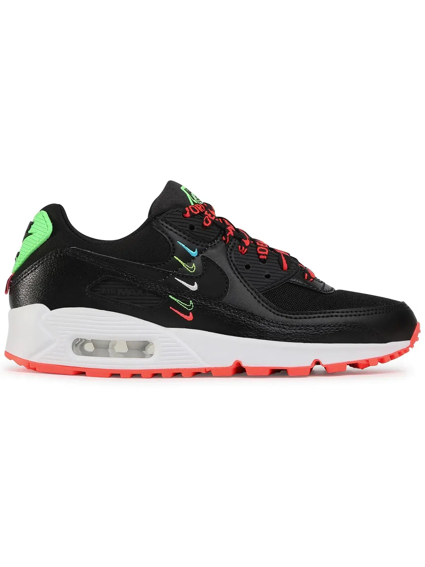 Женские кроссовки Lifestyle Nike Air Max 90 — изображение 1 из 1, черный//зеленый/черный