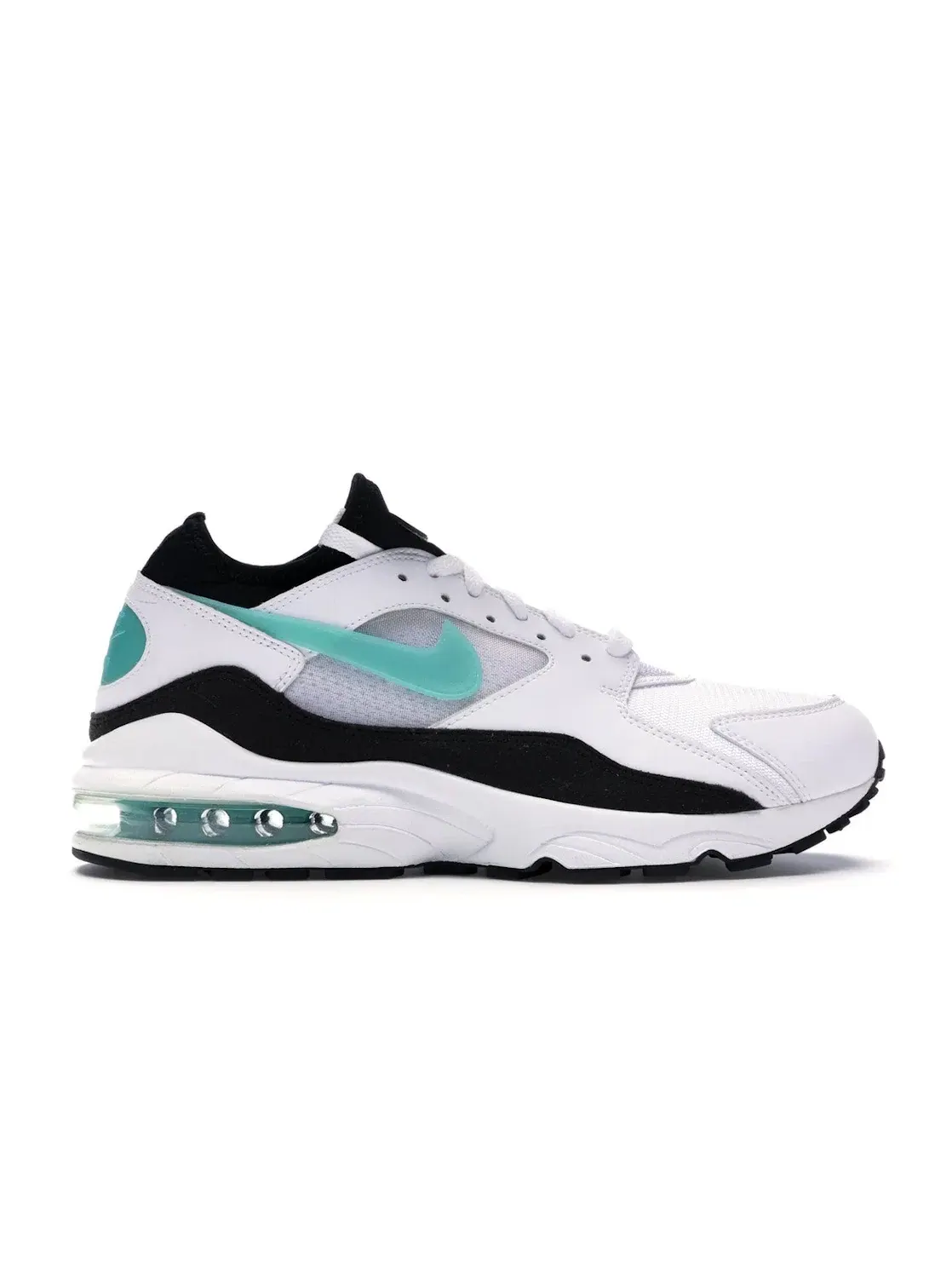 Мужские кроссовки Lifestyle с сетчатым верхом Nike Air Max 93 — изображение 1 из 4, белый/-черный