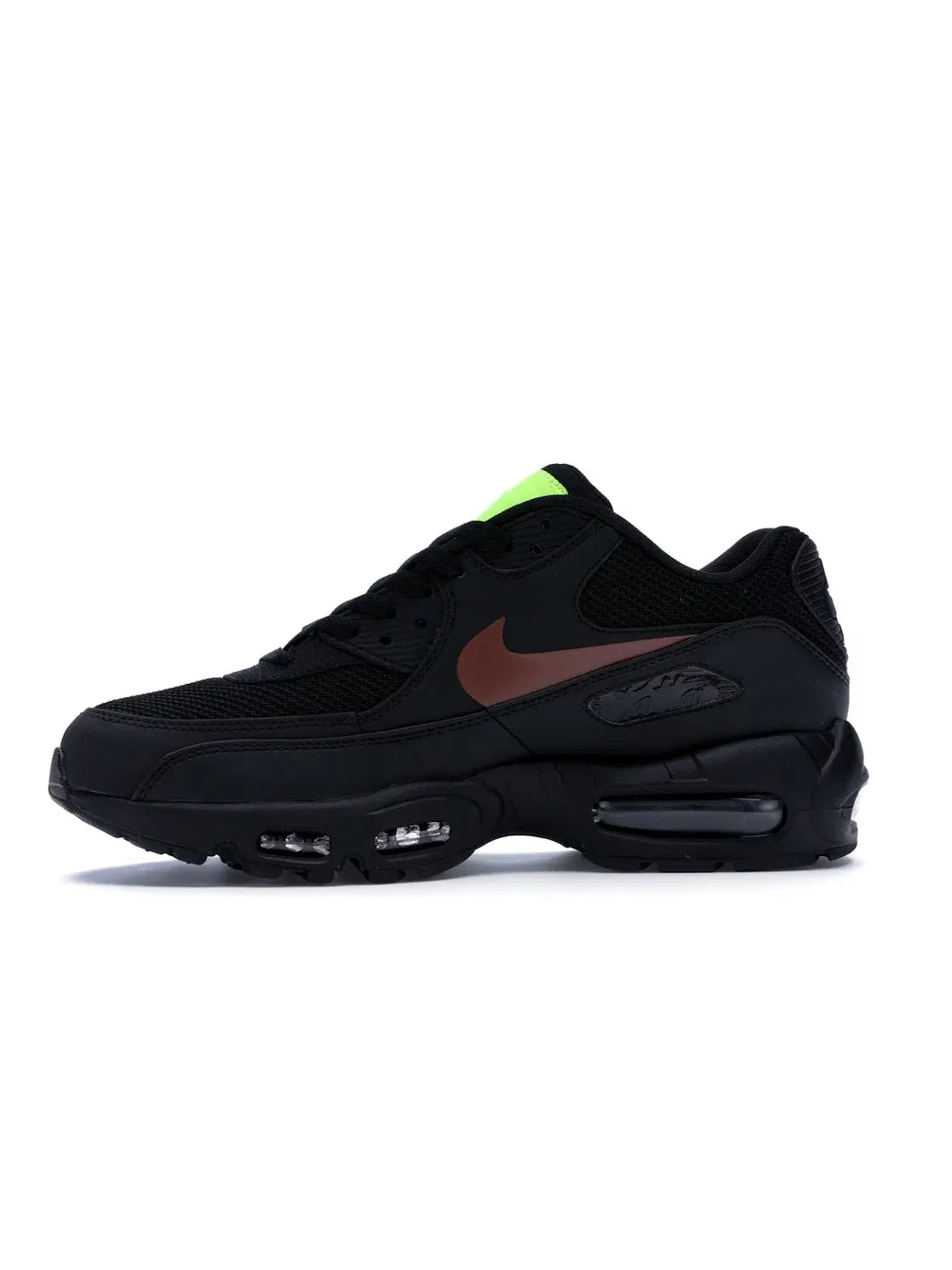 Мужские кроссовки Lifestyle Nike Air Max 95/90 Patta Publicity — изображение 3 из 4, черный/-черный