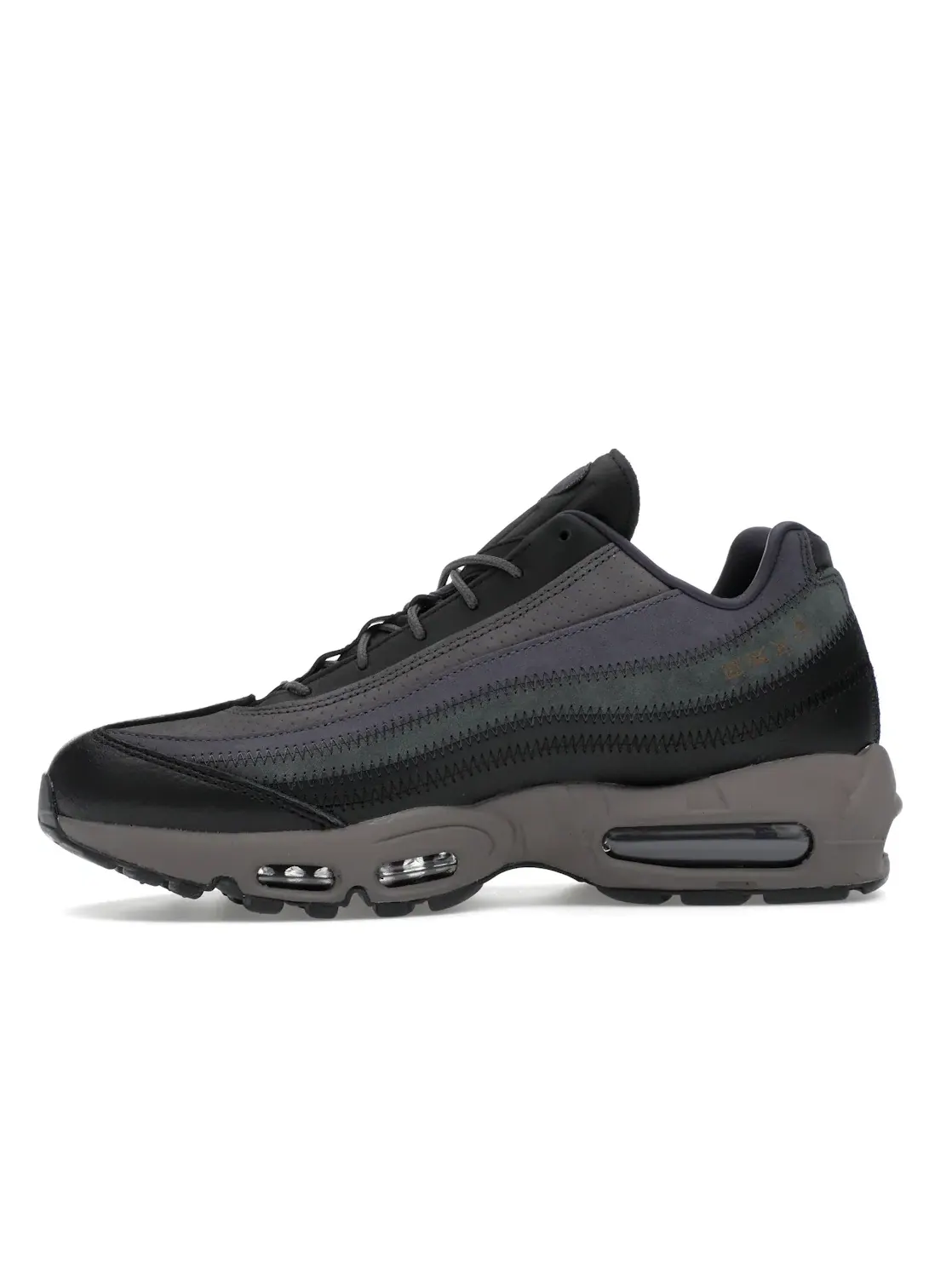 Мужские кроссовки Lifestyle с принтом Nike Air Max 95 A Ma Mani√re Hand Wash Cold — изображение 3 из 4, черный/фиолетовый