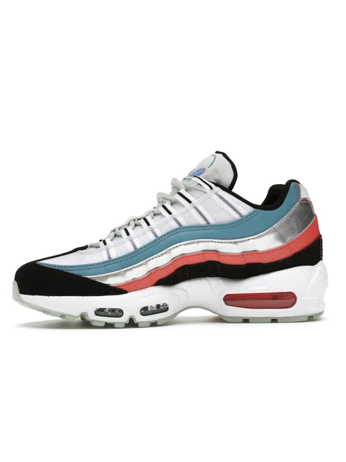 Мужские кроссовки Lifestyle с амортизацией Nike Air Max 95 — изображение 3 из 4, белый/--черный