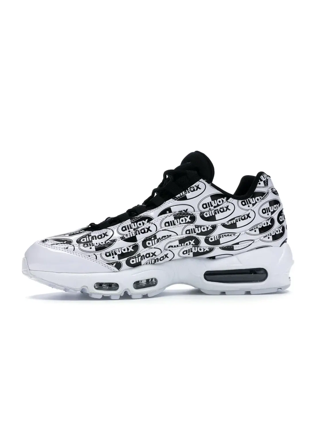 Мужские кроссовки Lifestyle с принтом Nike Air Max 95 — изображение 3 из 4, белый белый-черный