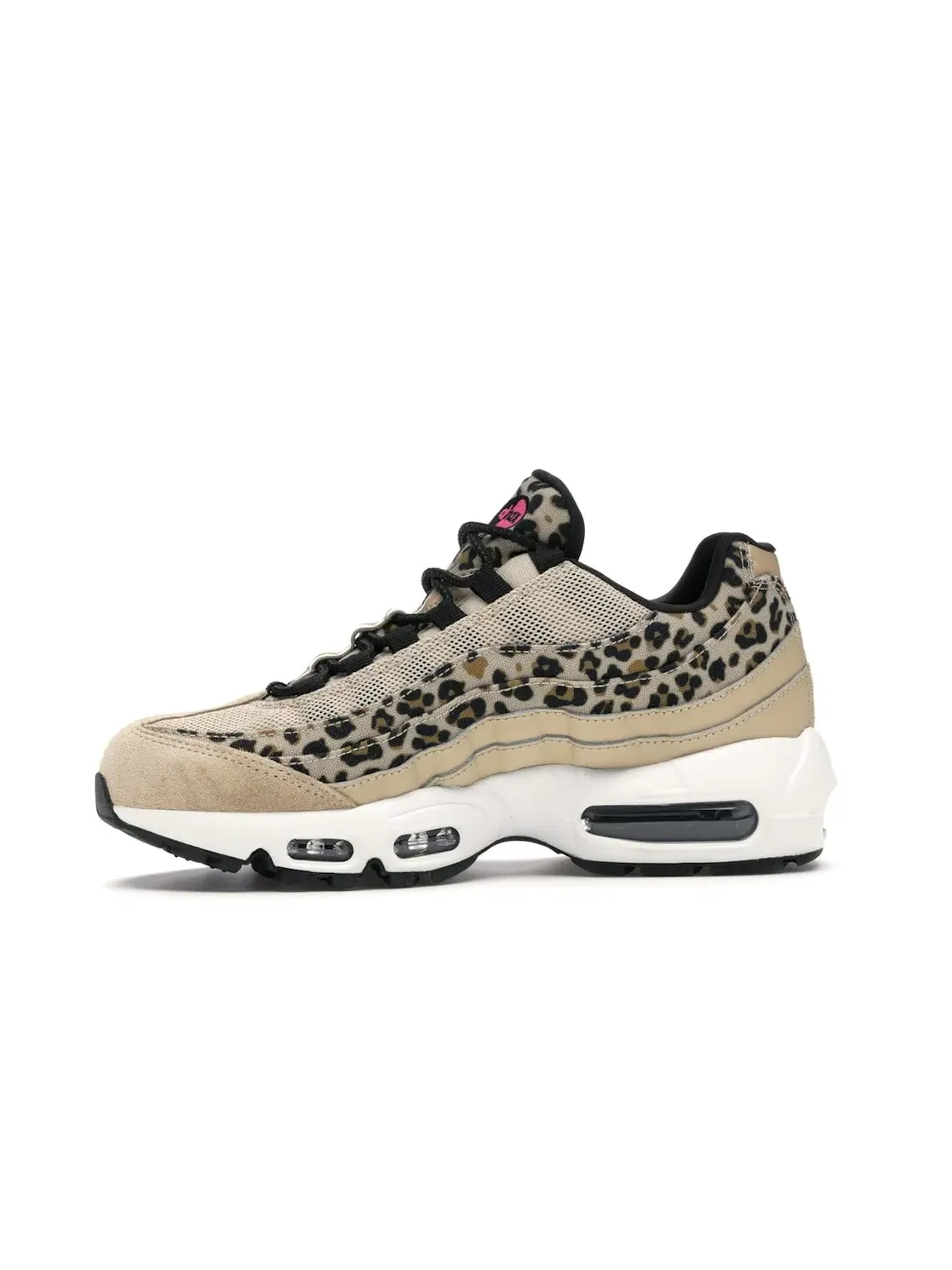 Женские кроссовки Lifestyle с принтом Nike Air Max 95 Nike — изображение 3 из 4, черный--белый