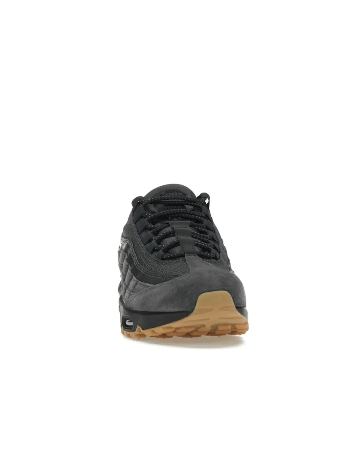 Мужские кроссовки с замшевым верхом Nike Air Max 95 — изображение 2 из 4, черный-коричневый