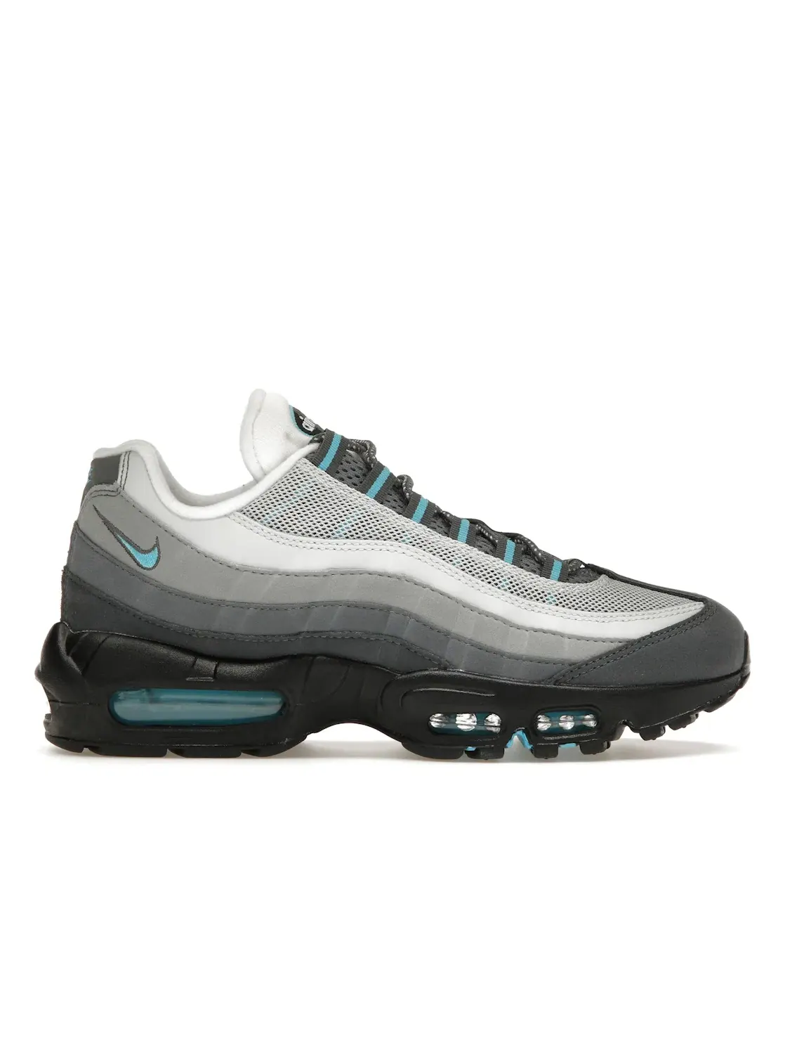 Мужские кроссовки с амортизацией Nike Air Max 95 — изображение 1 из 4, серый/синий-серый