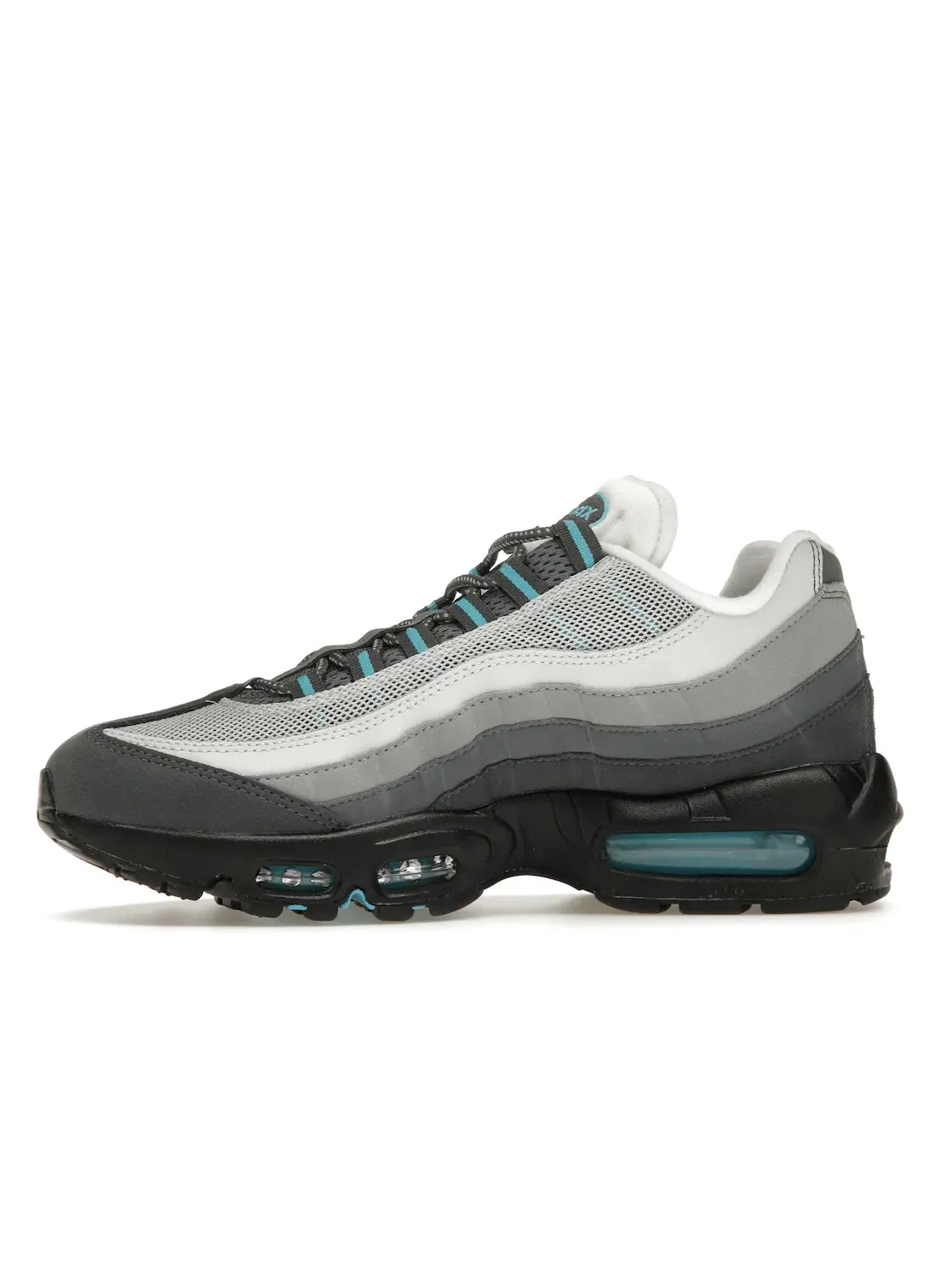 Мужские кроссовки с амортизацией Nike Air Max 95 — изображение 3 из 4, серый/синий-серый