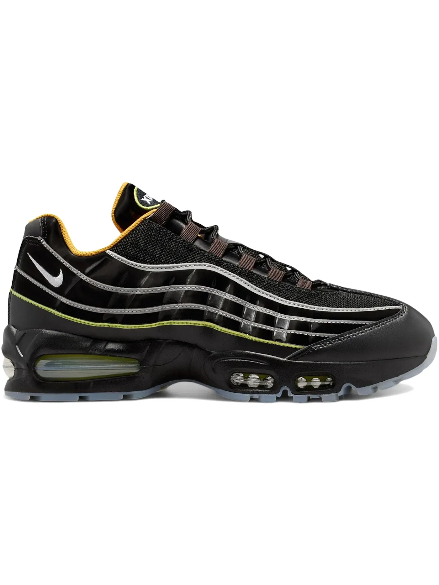 Мужские кроссовки Lifestyle Nike Air Max 95 — изображение 1 из 1, черный/золотистый//белый
