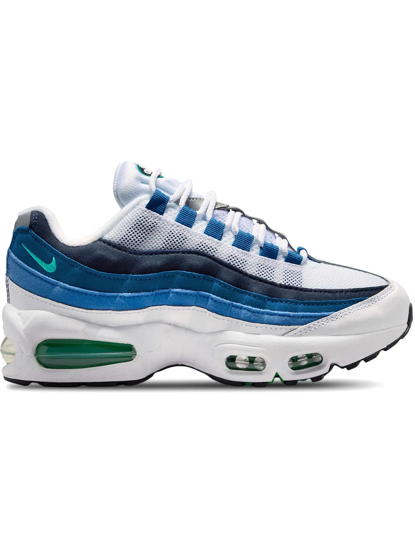 Детские кроссовки Lifestyle Nike Air Max 95 — изображение 1 из 1, белый/зеленый/синий
