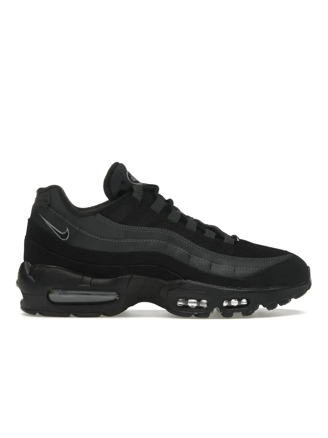 Мужские кроссовки с амортизацией Nike Air Max 95 — изображение 1 из 4, черный/серый