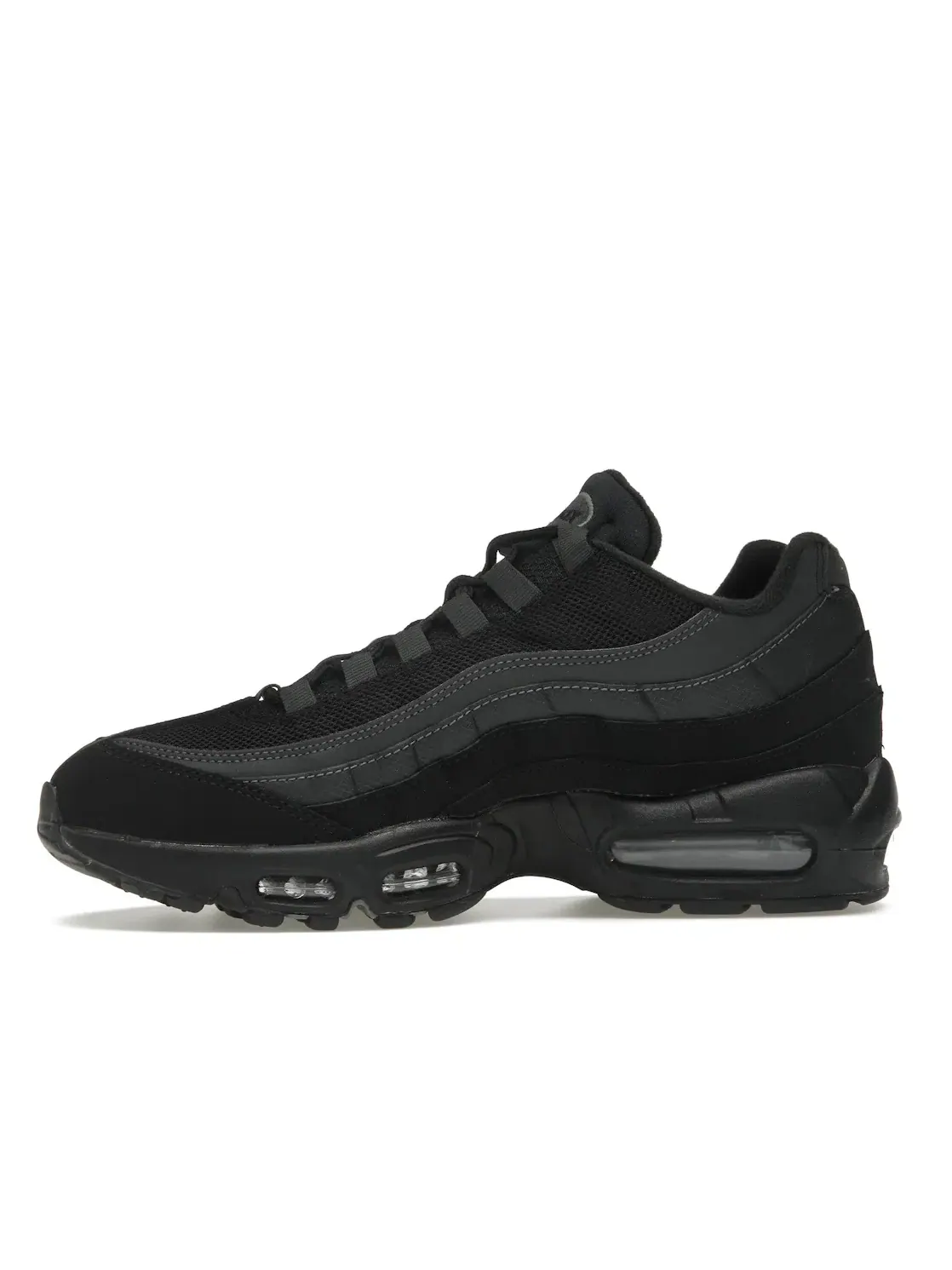 Мужские кроссовки с амортизацией Nike Air Max 95 — изображение 3 из 4, черный/серый