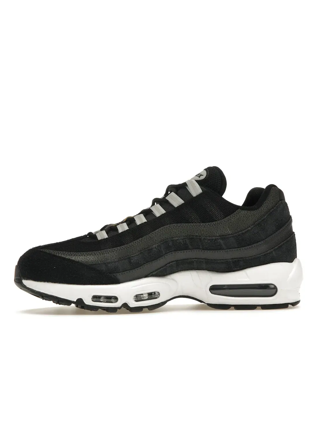 Мужские кроссовки с многослойным верхом Nike Air Max 95 — изображение 3 из 4, черный//белый/платиновый