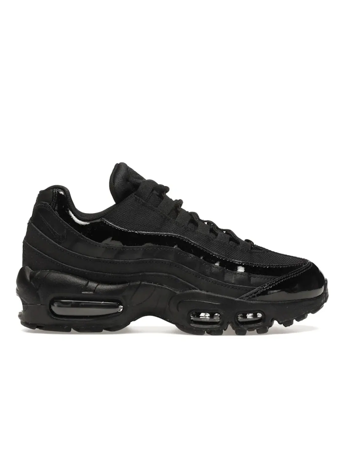 Женские кроссовки с монолитным дизайном Nike Air Max 95 — изображение 1 из 4, черный/черный-черный