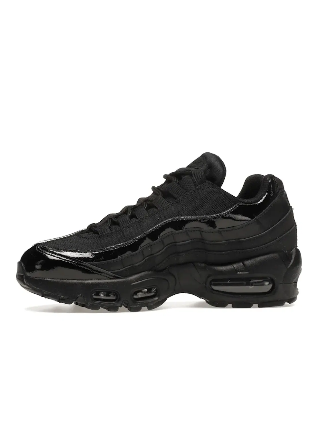 Женские кроссовки с монолитным дизайном Nike Air Max 95 — изображение 3 из 4, черный/черный-черный