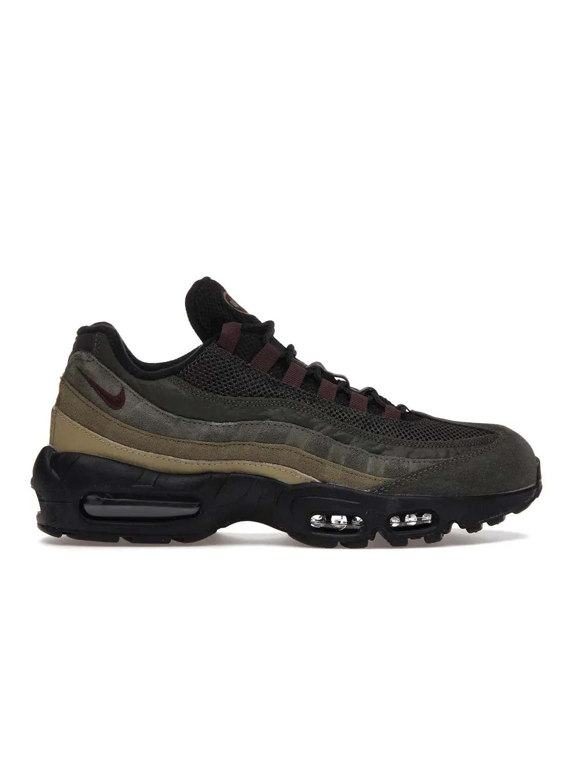Мужские кроссовки Lifestyle с амортизацией Nike Air Max 95 — изображение 1 из 4, черный/--хаки