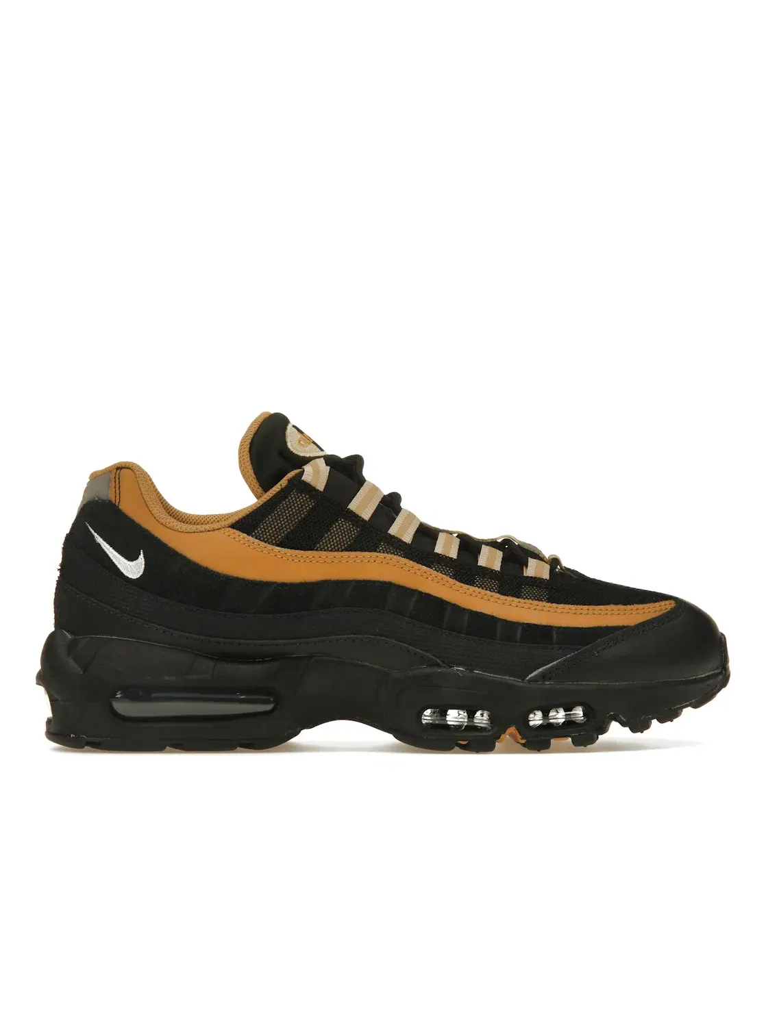 Мужские кроссовки Lifestyle Nike Air Max 95 — изображение 1 из 4, черный/золотистый//белый