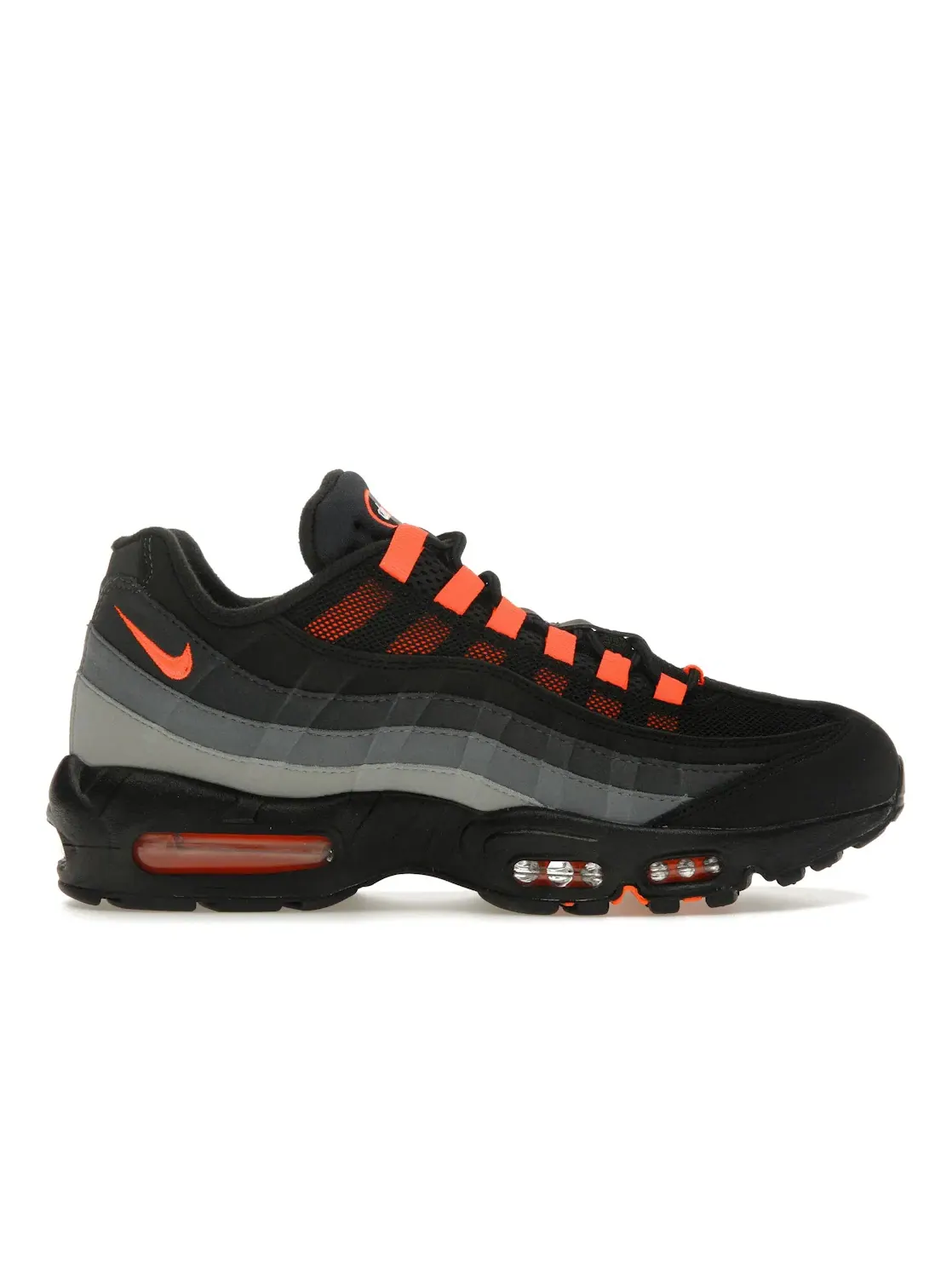 Мужские кроссовки Lifestyle с контрастными деталями Nike Air Max 95 — изображение 1 из 4, черный//серый