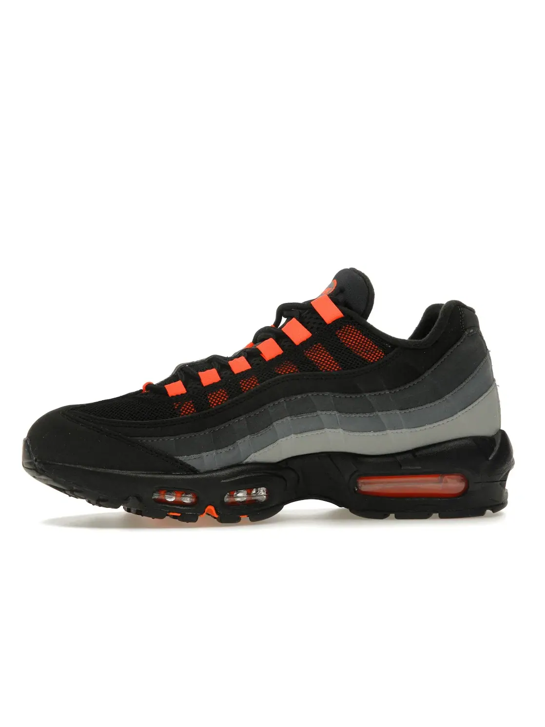 Мужские кроссовки Lifestyle с контрастными деталями Nike Air Max 95 — изображение 3 из 4, черный//серый