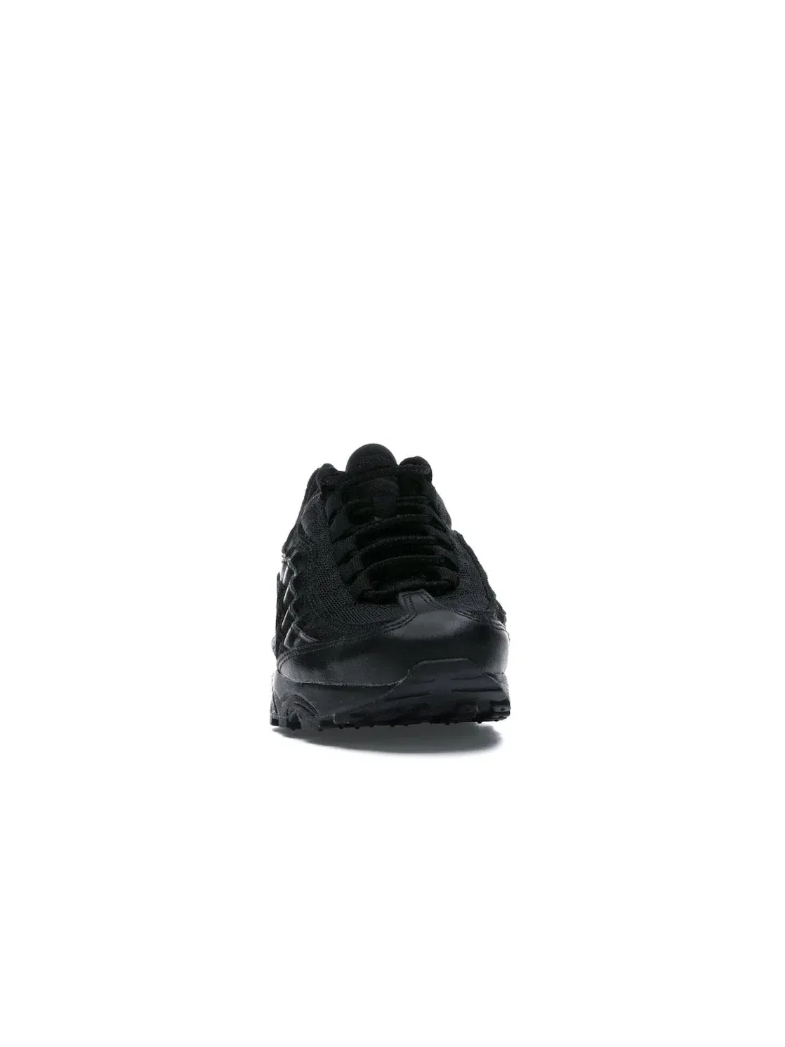 Детские кроссовки Lifestyle с замшевым верхом Nike Air Max 95 — изображение 2 из 4, черный/черный-черный