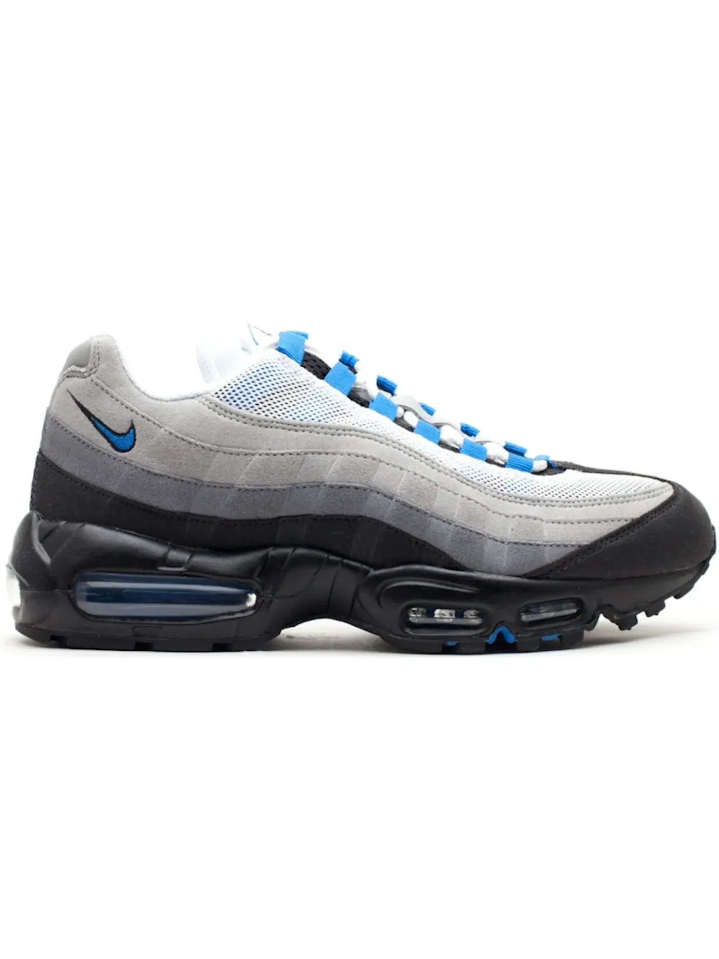 Мужские кроссовки Lifestyle Nike Air Max 95 — изображение 1 из 1, белый/синий-серый-серый