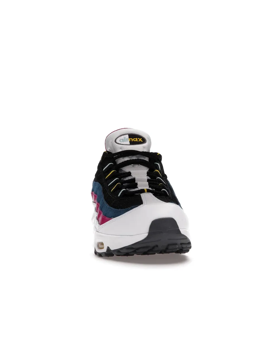 Мужские кроссовки Lifestyle Nike Air Max 95 — изображение 2 из 4, белый/синий--желтый