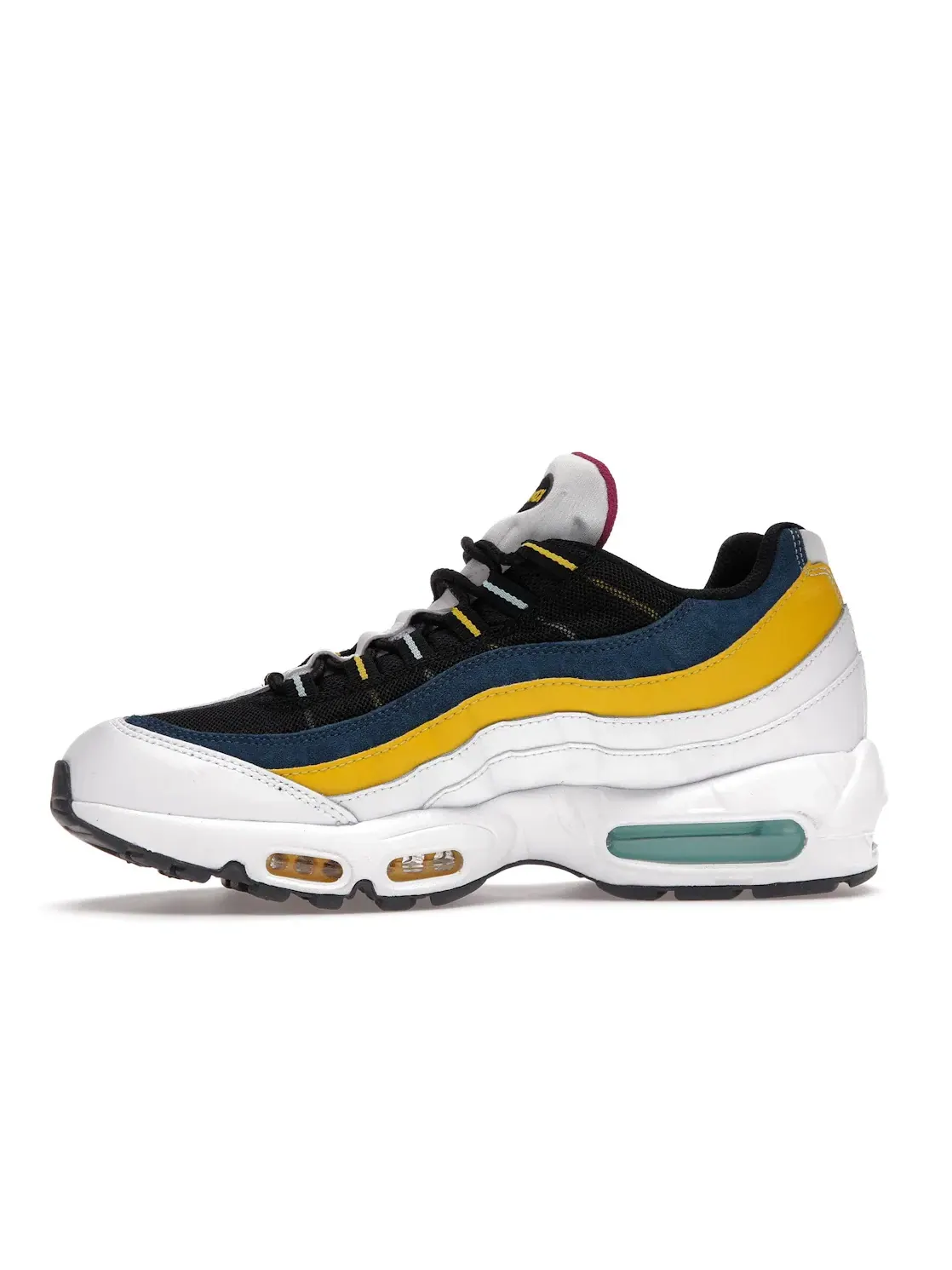 Мужские кроссовки Lifestyle Nike Air Max 95 — изображение 3 из 4, белый/синий--желтый