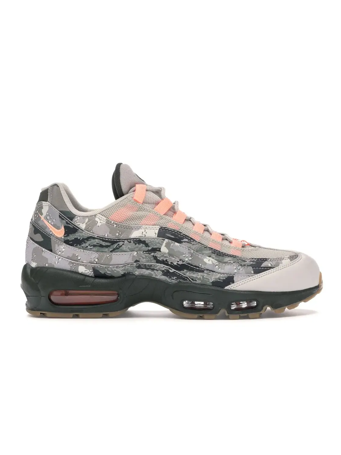 Мужские кроссовки Lifestyle с камуфляжным принтом Nike Air Max 95 — изображение 1 из 4, песочный/черный-хаки
