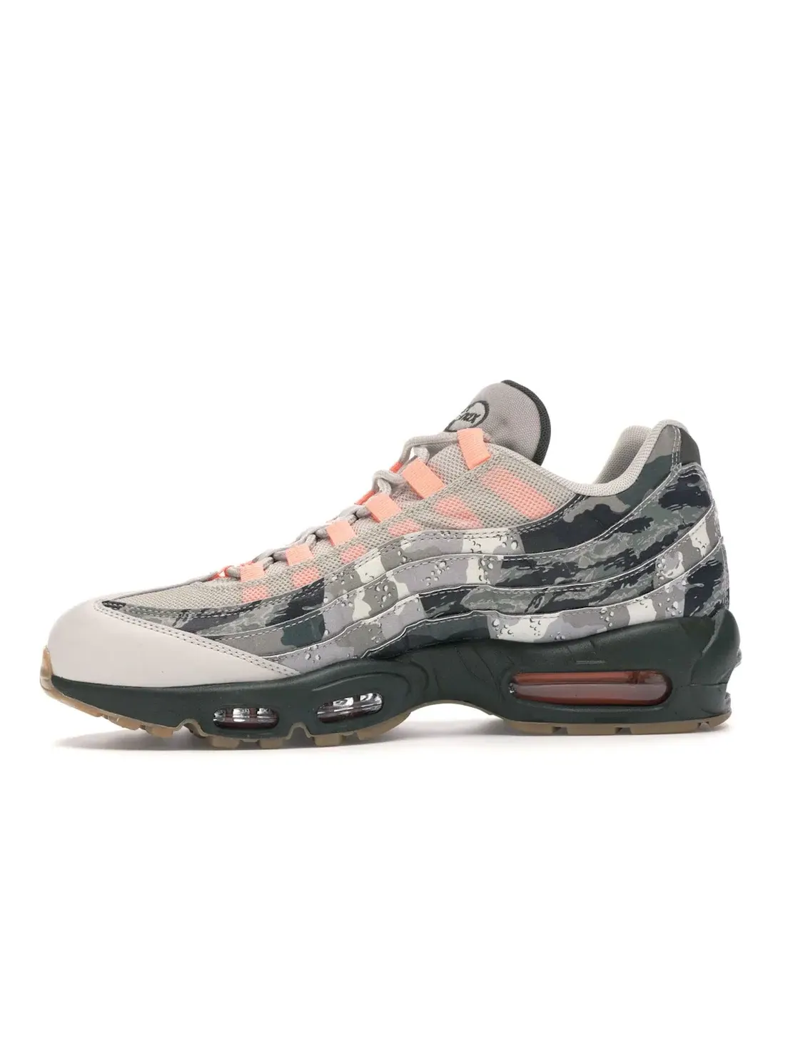 Мужские кроссовки Lifestyle с камуфляжным принтом Nike Air Max 95 — изображение 3 из 4, песочный/черный-хаки