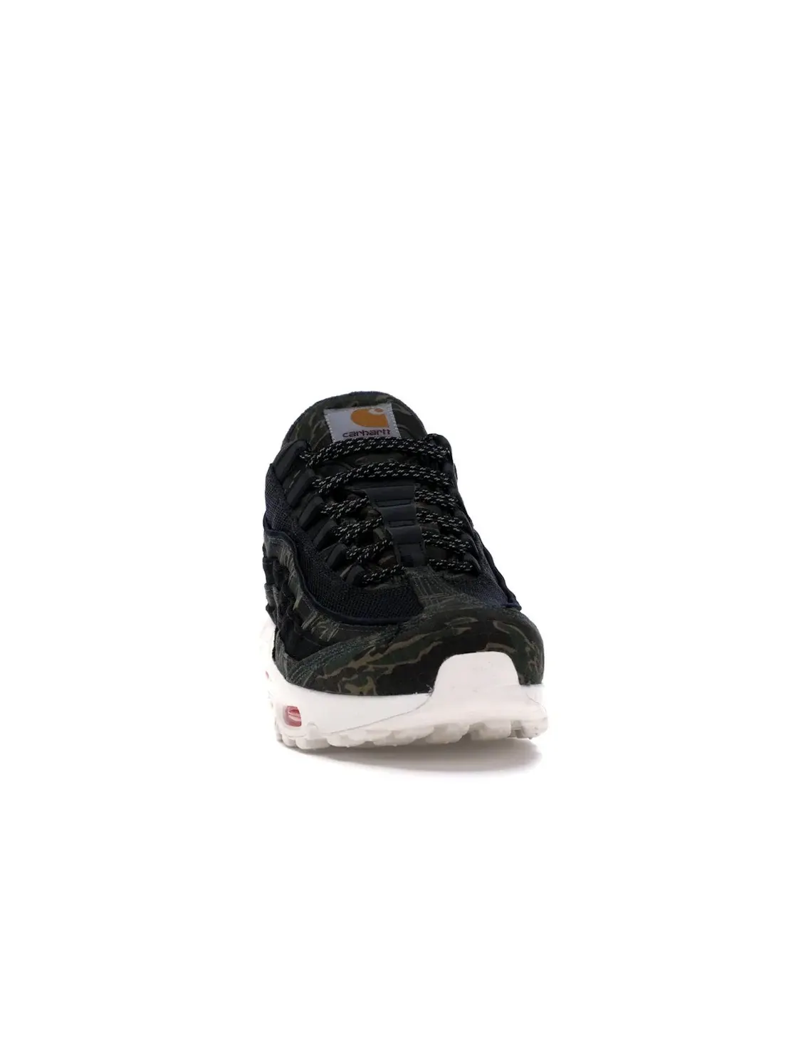 Мужские кроссовки с камуфляжным принтом Nike Air Max 95 — изображение 2 из 4, черный/оранжевый