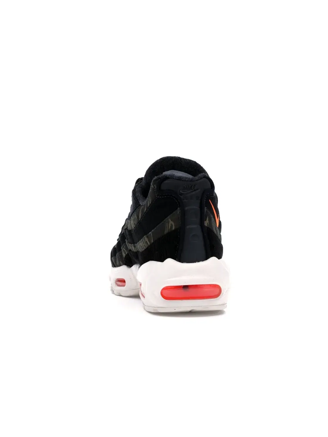 Мужские кроссовки с камуфляжным принтом Nike Air Max 95 — изображение 4 из 4, черный/оранжевый