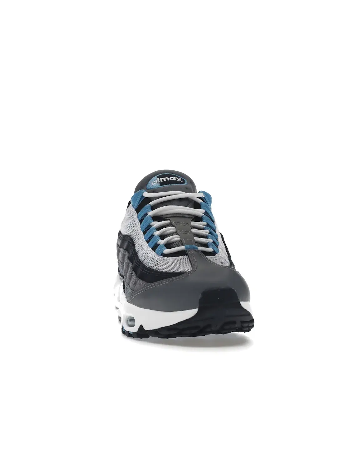 Мужские кроссовки с амортизацией Nike Air Max 95 — изображение 2 из 4, серый/синий-темный